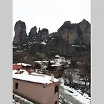 The House Under The Rocks Of Meteora 1